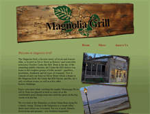 Tablet Screenshot of magnoliagrill.com